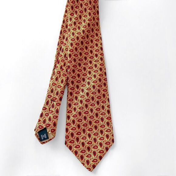 Polo Ralph Lauren Vintage Silk Paisley Tie - Picture 1 of 5